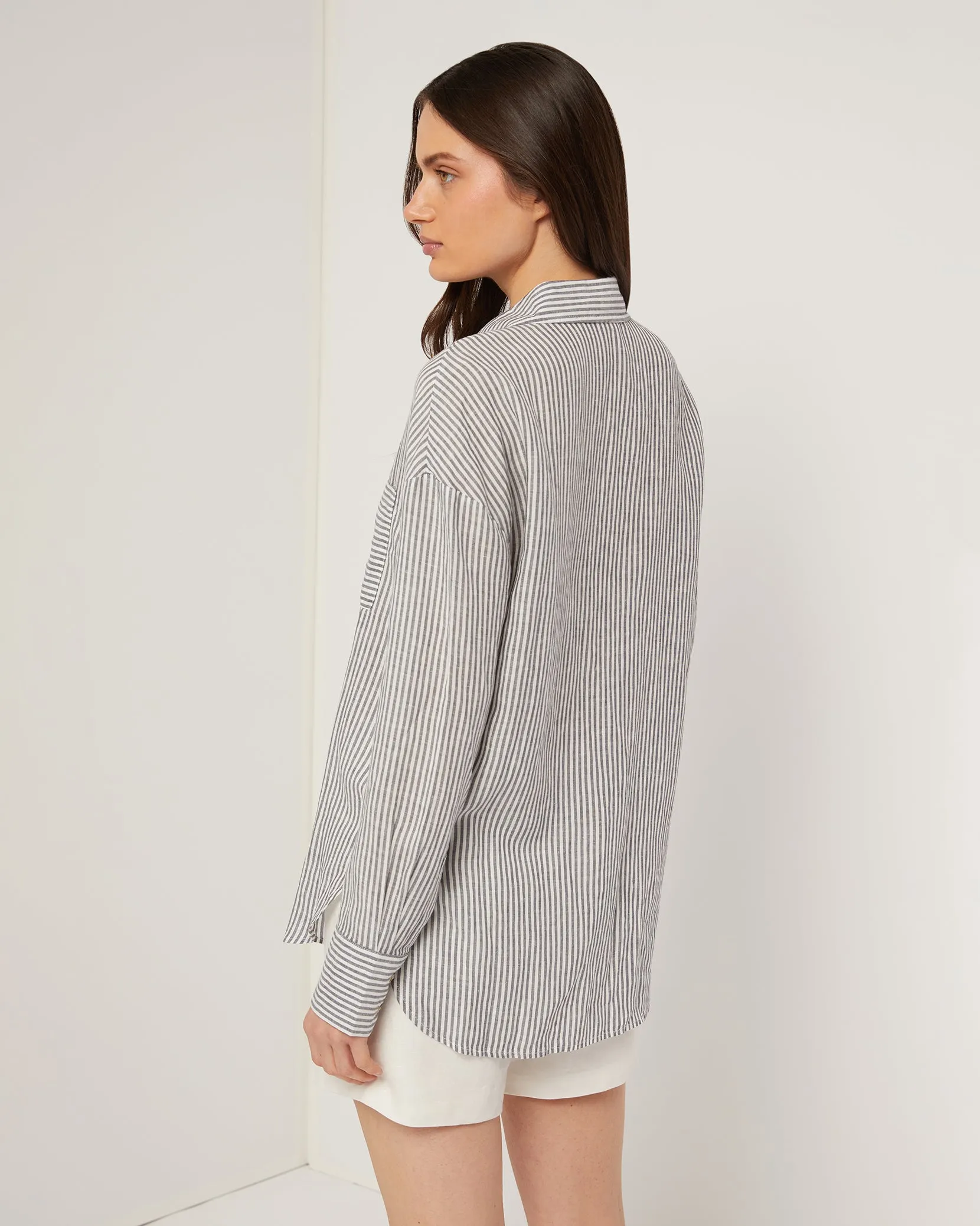 Air Linen Boyfriend Shirt
