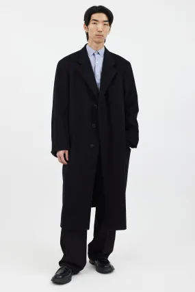 Black Cashmere Long Coat