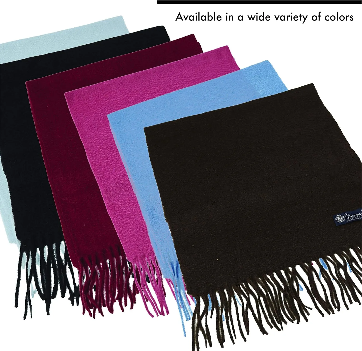 Cashmere Boutique 100% Pure Women Cashmere Shawl - Perfect for Daily Wear or Any Occasion, Long Winter Warm Shawl - 36" x 80"