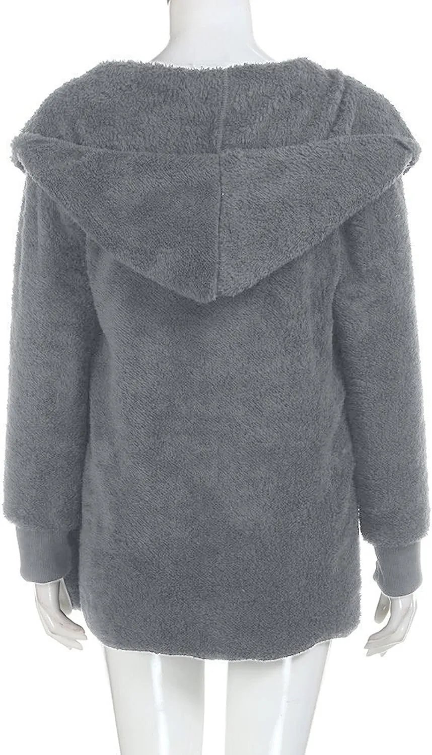 ChicCrate 2025 Women's Winter Faux Fur Coats Long Sleeve Fuzzy Fleece Sherpa Jacket Casual Trendy Clothes Warm Cozy Outerwear