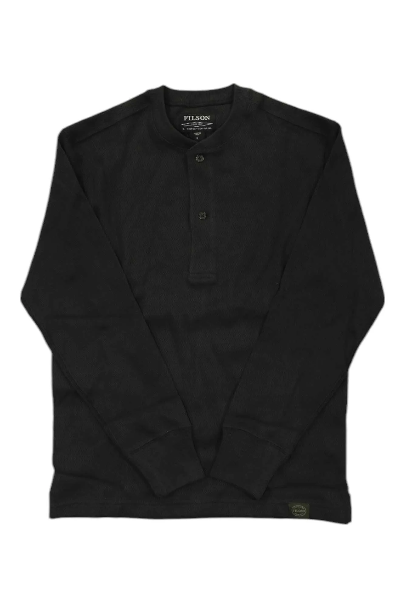 Filson Mens Waffle Knit Henley