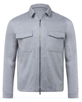Light Grey Baseball Jacket