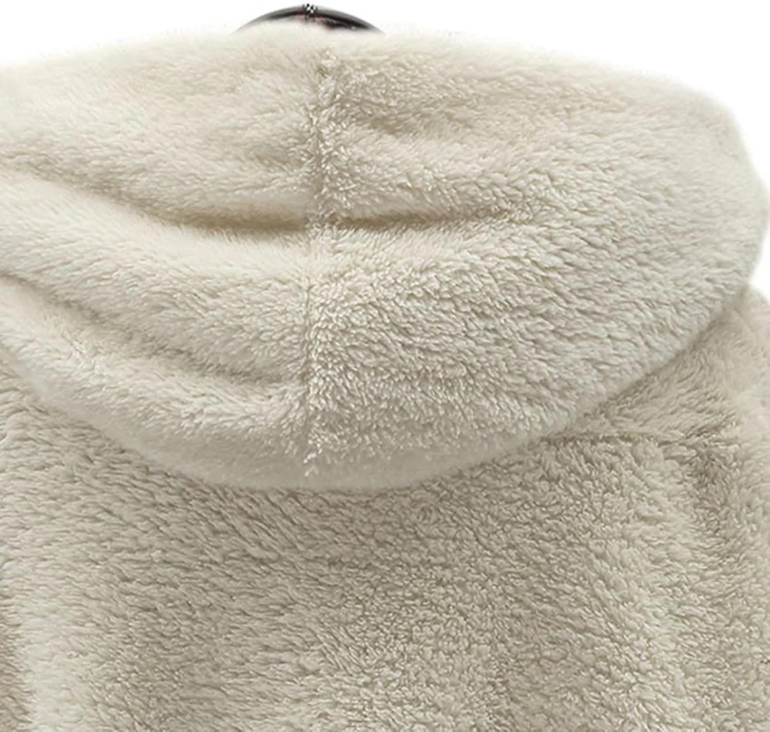 Plus Size Winter Fleece Cardigan Jackets for Women with Hood Sherpa Thermal Lantern Sleeve Fuzzy Cozy Coats Outerwear