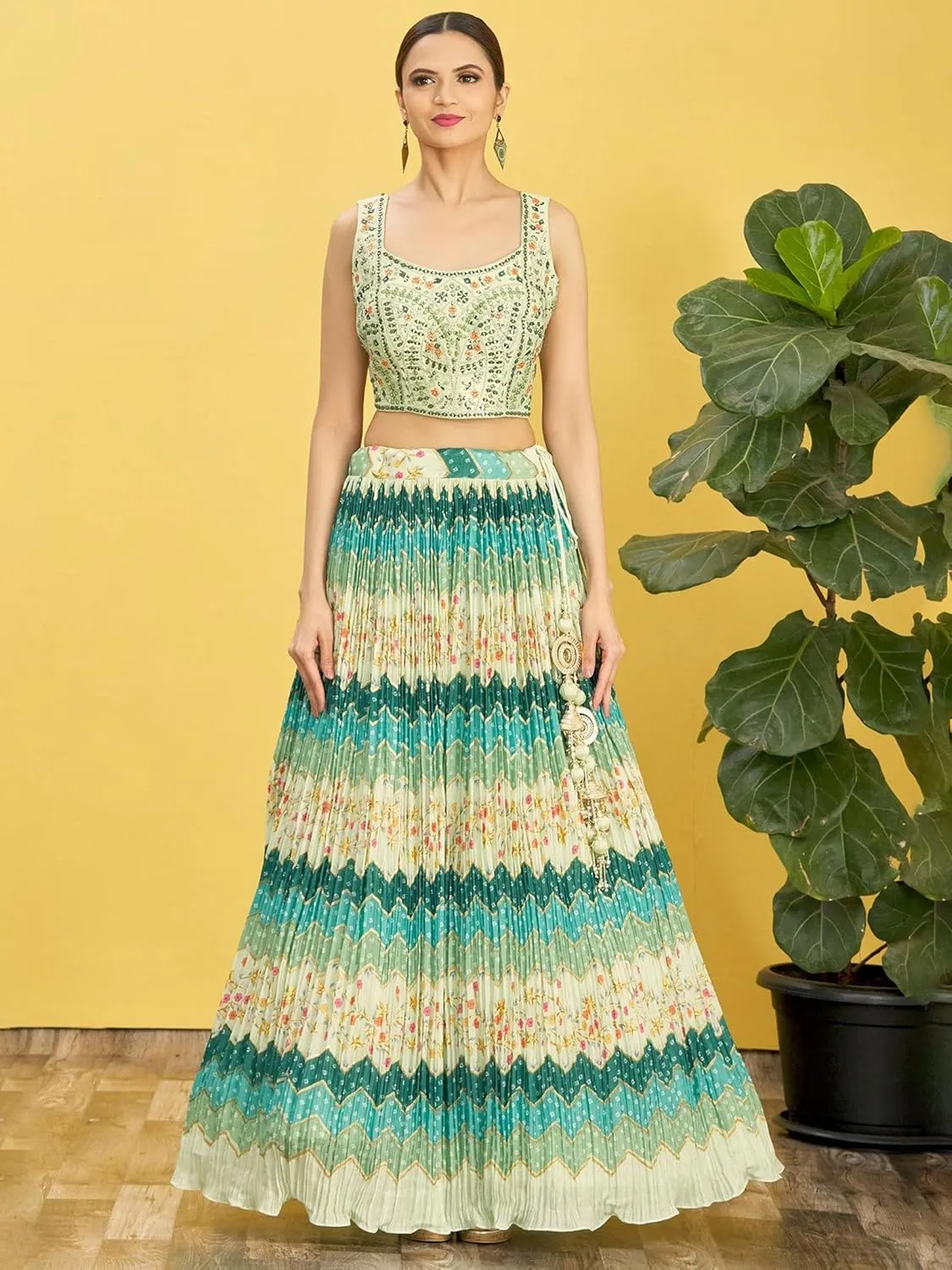 Readymade A Line Wedding Bridesmaid Lehenga With Choli And Dupatta, Party, Festive Wear For Women