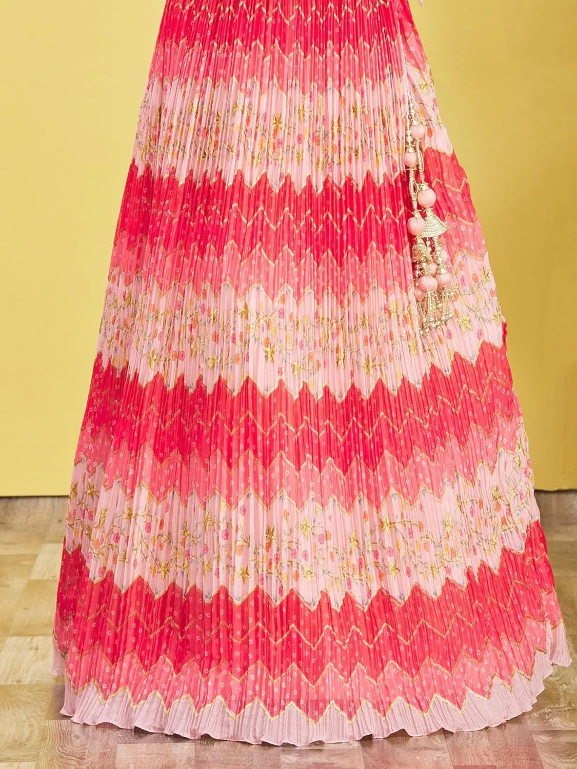 Readymade A Line Wedding Bridesmaid Lehenga With Choli And Dupatta, Party, Festive Wear For Women
