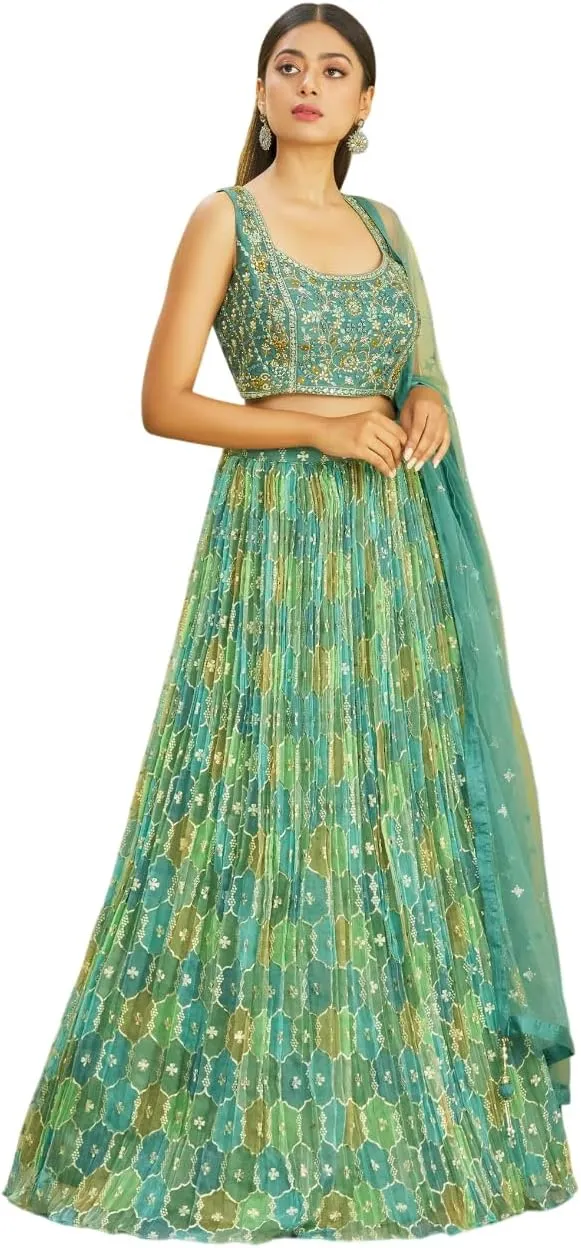 Readymade A Line Wedding Bridesmaid Lehenga With Choli And Dupatta, Party, Festive Wear For Women