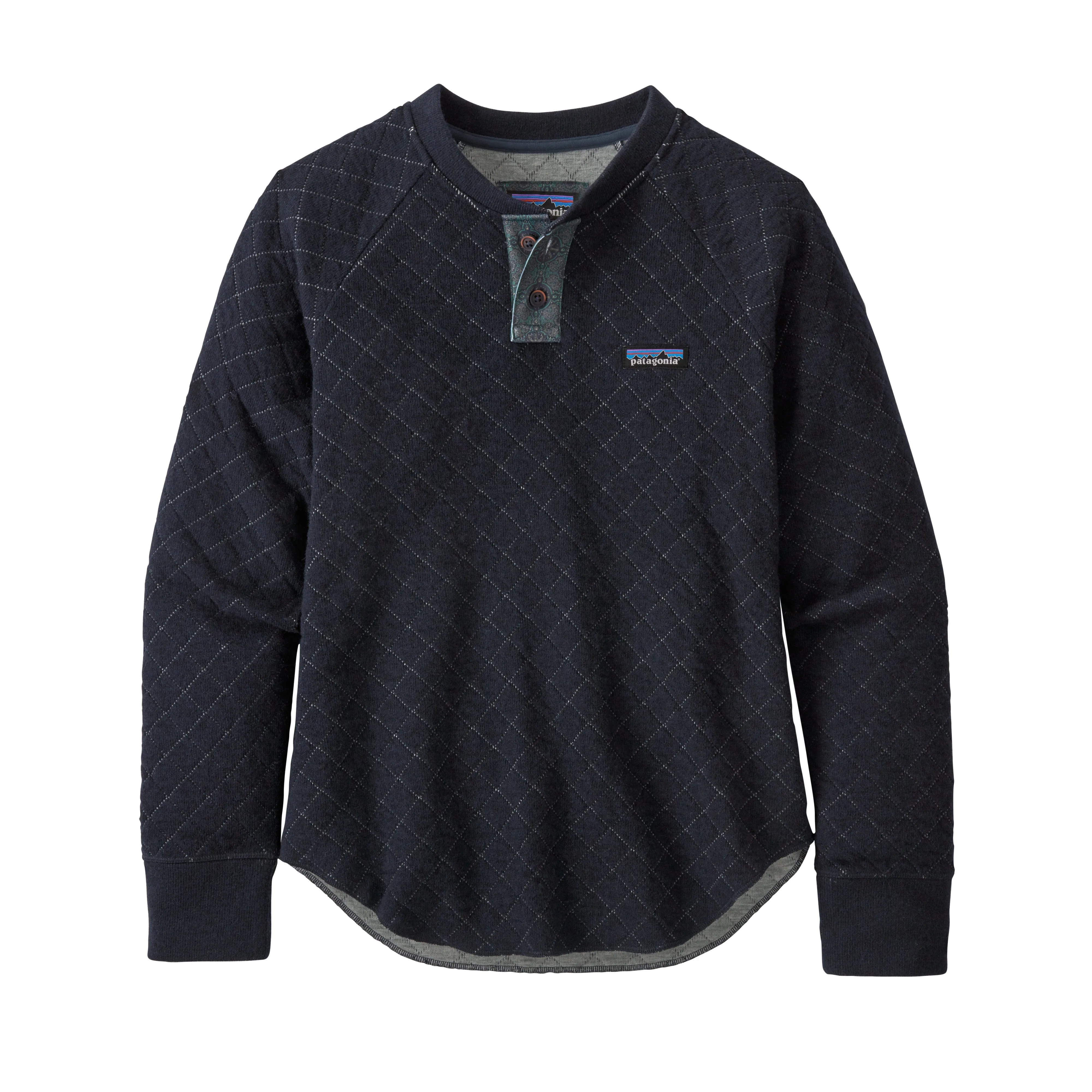 W's Wool Blend Diamond Quilt Henley